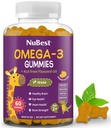 NuBest Omega 3 Gummy pre deti & Teens s olejom z ľanového semena 