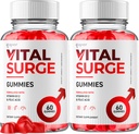 (2 balenia) Vital Surge Gumies, Oficiálne Vital Surge Maximálna sila 1000MG Advanced Supplement Gummies, VitalSurge Muži Detox Supplement, Vitasurge Gomitas Chews s prírodnými zložkami (120 Gummies)
