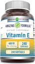 Amazing Formules Vitamín E Supplement 400 IU per serviceing 
