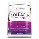 Powder Multi Collagen Peptidy pre ženy - Hydrolyzovaný čokoládový kolagén Prášok pre ženy s typmi I II III V & X Vitamín C a kyselina hyalurónová pre vlasy kože a nechtov (Cocolate) - 30 Servivné služby