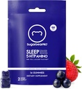 SugarBearPro Sleep Gummy 14 Day Supply, Extra Strength Melatonin 6mg, for Men & Women, Vegan Vitamin B6, L- Theanine, 5 HTP, Valerian, Sleep Aid for Adult for Adults & Teens, Certified Kosher