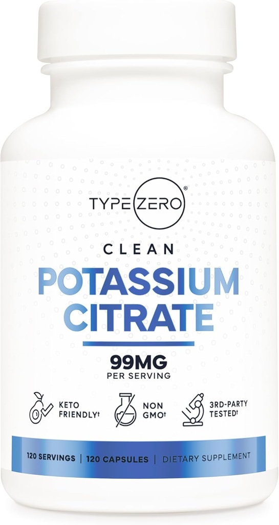 Typ Zero Dusičnan draselný (99 mg, 120 kapsúl) - bez lepku, bez GMO