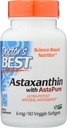 Doctors Best Astaxanthin with AstaPure 6 MG, Non-GMO, Vegan, 90 Softgel (Pack of 1)