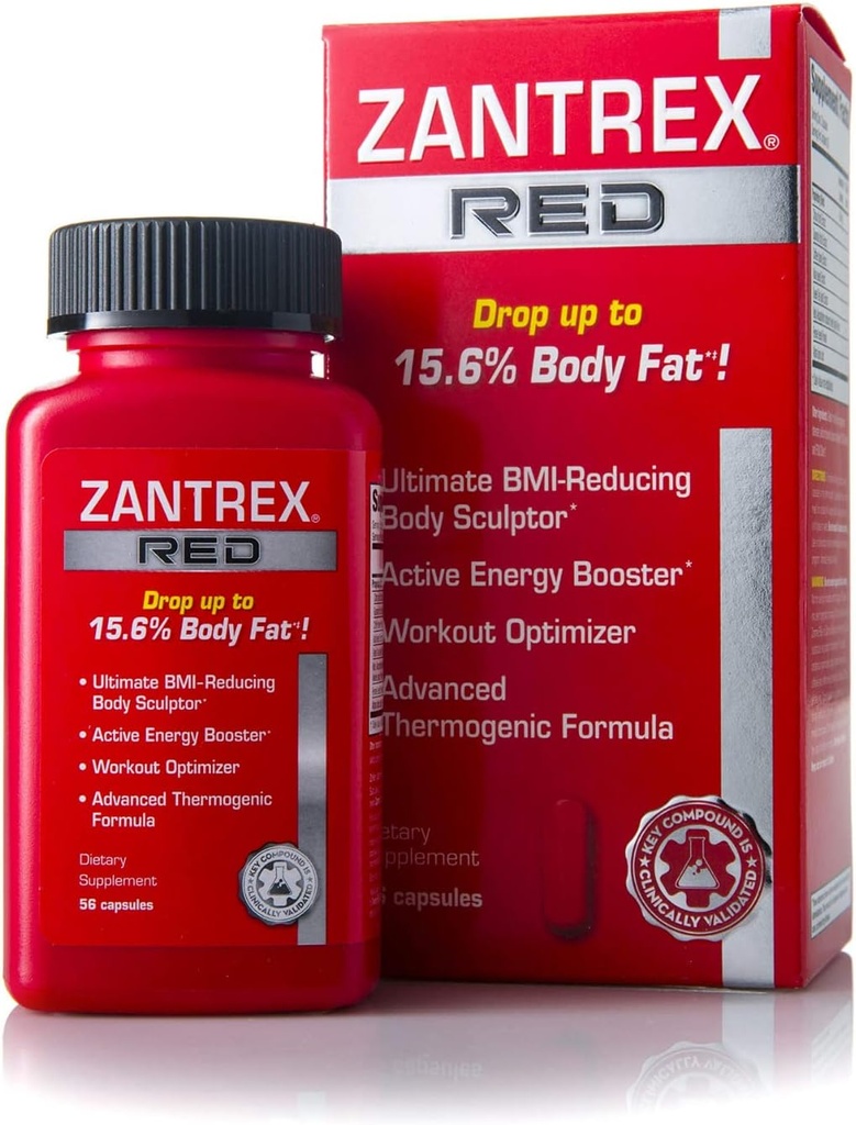 Zantex Red Fat Burner & Active Energy Booster Supplement