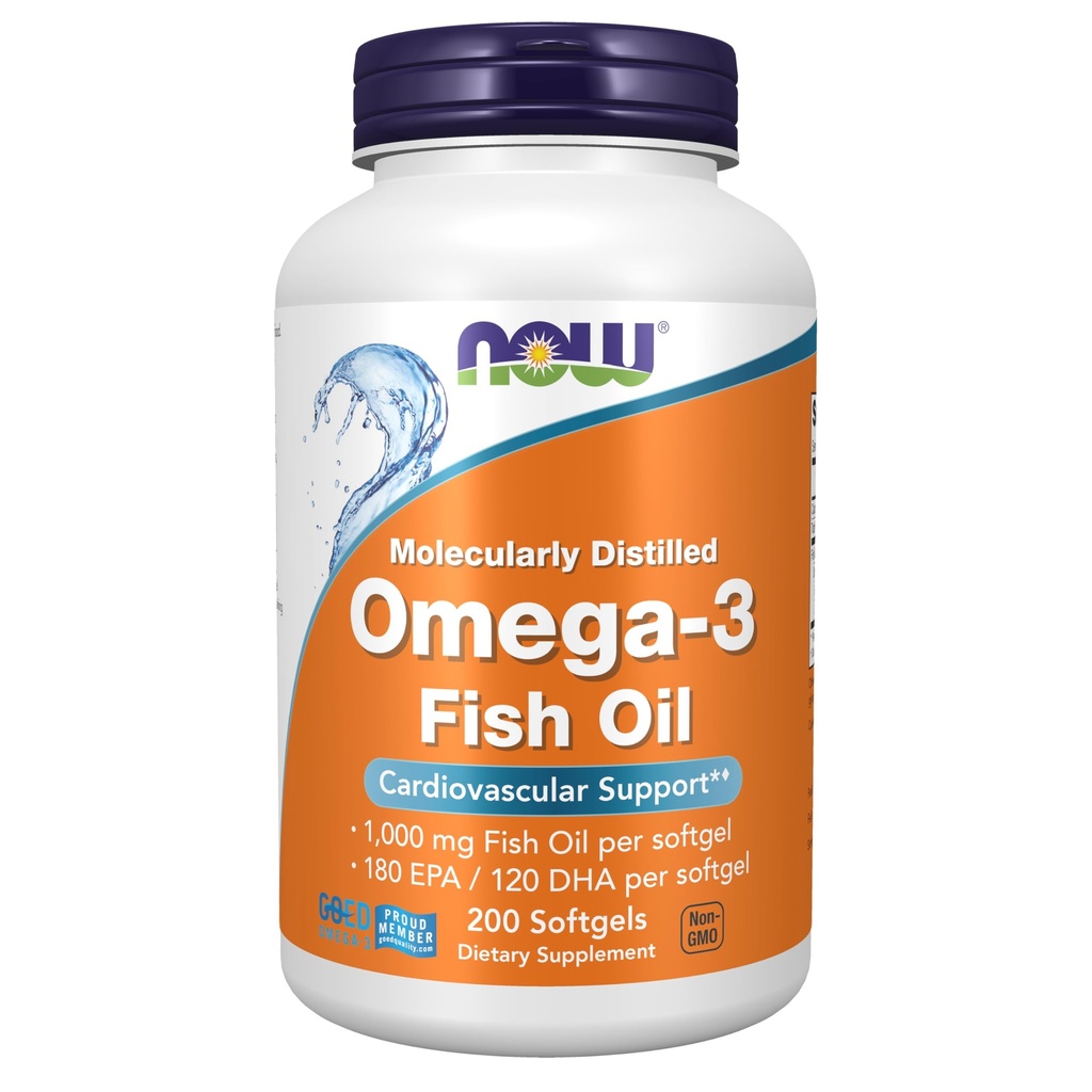 Teraz potraviny OMEGA-3 FISH OIL 200 Softgels