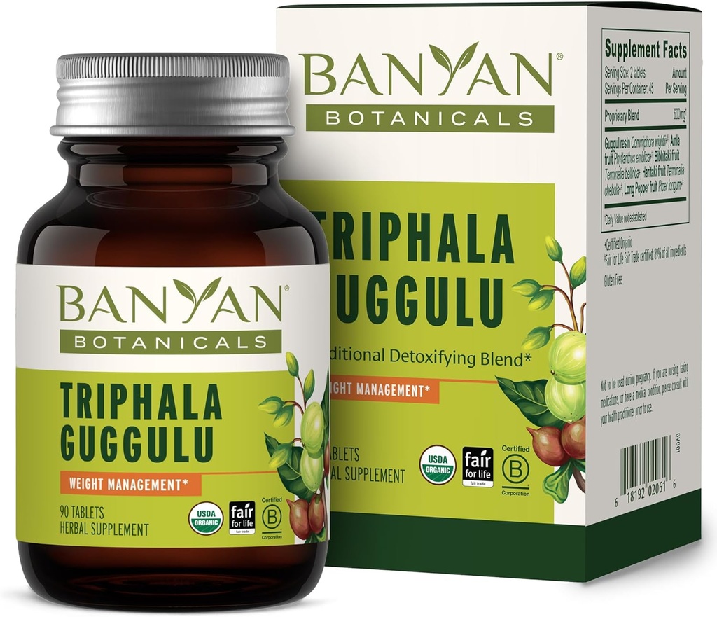 Banyan Botanicals Triphala Guggulu 