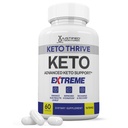 Keto Thrive Keto ACV Extreme Pills 1675MG Keto Support Blend Capsule Alternatíva Keto ACV Gummies Formulated with Apple Cider Ocogar Extra Virgin Olive Oil Powder Green Tea Leaf 60 Kapsule