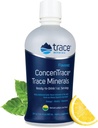 Stopové minerály ConcenTrace - Liquid Mineral Supplement with Magnézium & Vitamín C - Dietary Supplement with White Grape & Lemon Juice - Natural Lemon Lime Flavor, 30 fl oz (30 Servings)