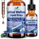 Cortisol doplnky pre ženy a mužov, 17-v-1 Cortisol Reducer Detox Manager w. Magnézium Glycinate Ashwagandha, L-theanine, Fosfatidylserine, Hormone Balanced for Women, Recess Mood Focus, spánok