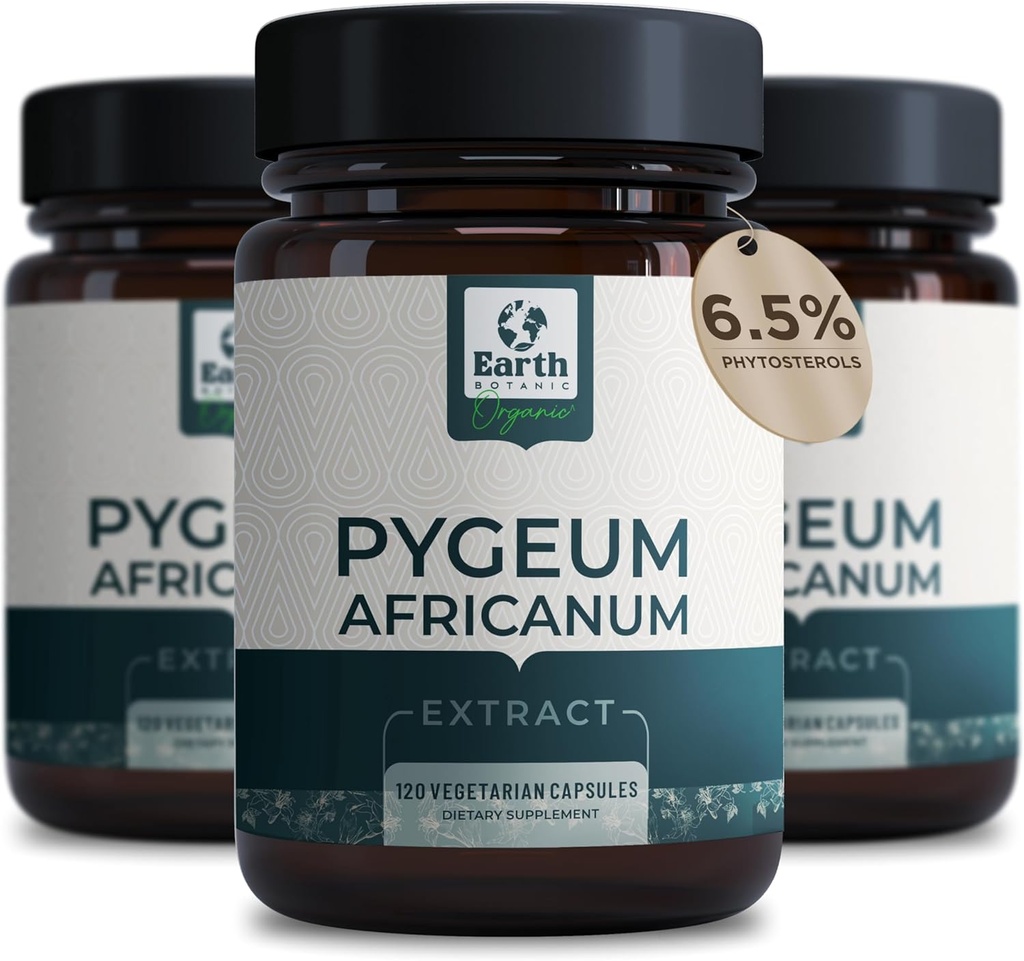 Pygeum Bark Extract 500mg 120 Kapsule - Bylinné doplnky podporuje prostaty zdravie, močový mechúr, a močové tract - Pánske zdravotné doplnky (Vegetariánska, Non-GMO) 4 mesiace dodávky