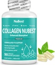 NuBest Collagen Super Collagen Peptides - Revitalizuje pokožku, vlasy a nechty - Bone & Joint Strength - Beauty Collagen Formula pre mužov a ženy - 1500 mg na obsluhu 90 Kapsule