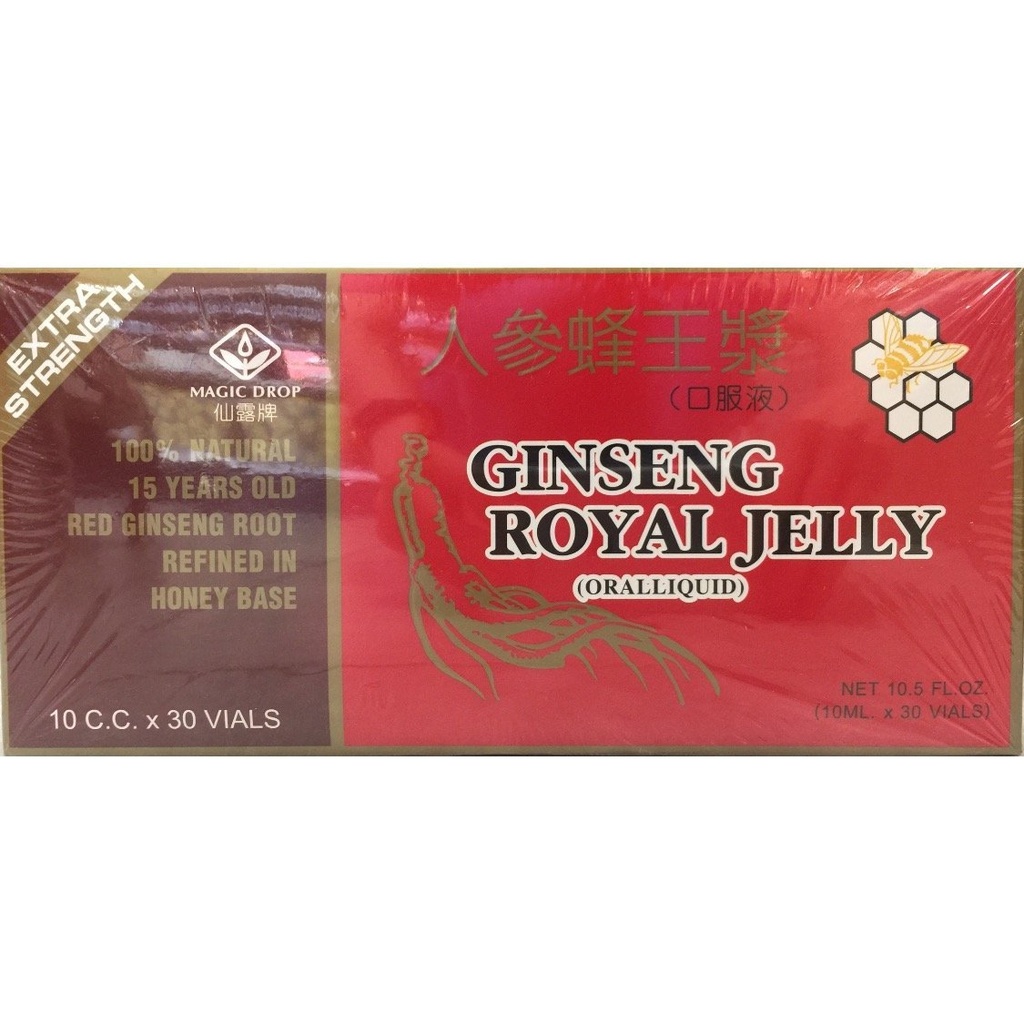 Ginseng Royal Jelly by 10 C.C. x 30 vials-L8