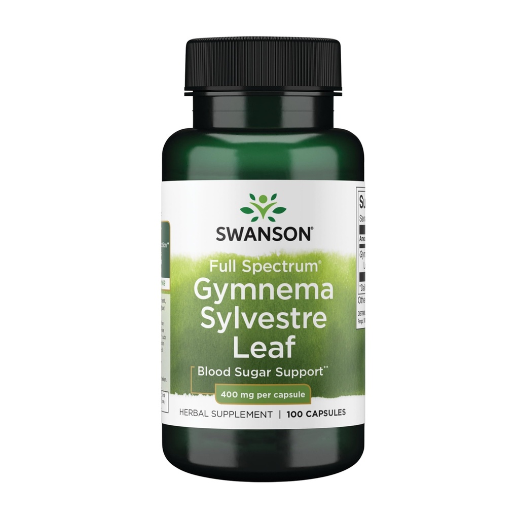 Swanson Full Spectrum Gymnema Sylvestre Leaf - Tradičné Ayurvedic Herb - (100 kapsúl)