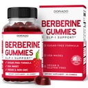 Berberine Gumies with Ceylon škorica (1,200mg) Premium bez cukru Berberine Ceylon škorica Supplement for Adults - Third-Party Tested, Non-GMO & Made in USA - 60 Gróf Žuvačky