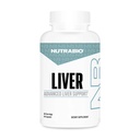 NutraBio Pečeň Supplement - Advanced Pečeň podpora s antioxidantmi, Milk Thitle Pečeň Detox, Glutatión, Tudca - Podporuje čistenie pečene Detox a opravy - 90 Kapsule