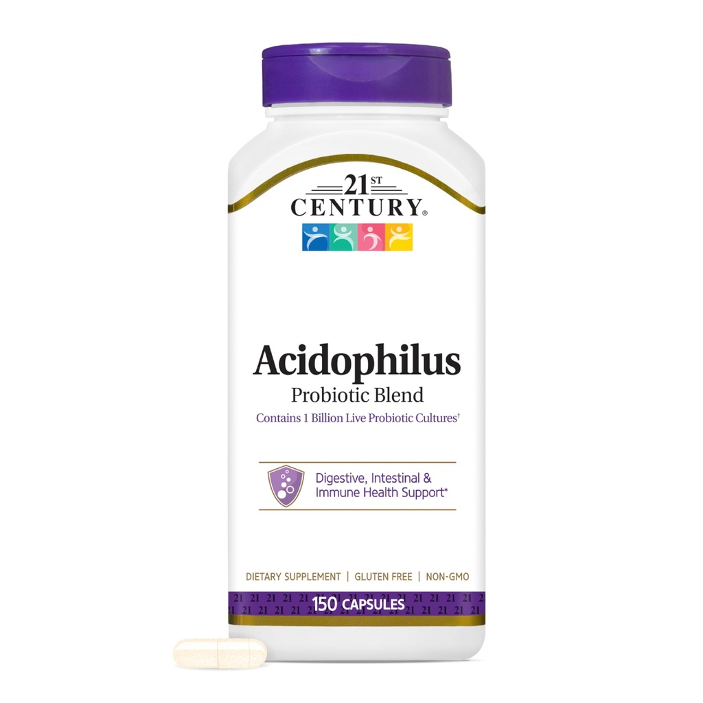 Acidophilus Probiotic Blend kapsuly 21. storočia, 150