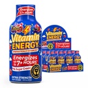 Vitamín Energy B12 11,000% Extra sila Energia Shot Açaí Pomegranate 12 Balenie, 260mg Prírodný kofeín, B12 & B6, Nootropic Focus, Vitality, Zero Sugar, Gluten-free, Vegan, Kosher, 1,93 fl oz