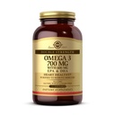 Solgar Double Strength Omega-3 700 mg, 120 Softgels - Fish Oil Supplement - Support for Cardiovaskulárne, Joint & Cellular Health - Contains EPA & DHA Omega 3 Mastné kyseliny - Gluten Free - 120 Servings