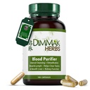 Dimmak byliny Certified Organic Blood Purifier for Internal Cleaning & Detoxification + Benefits Pečeň a obličky Funkcia 