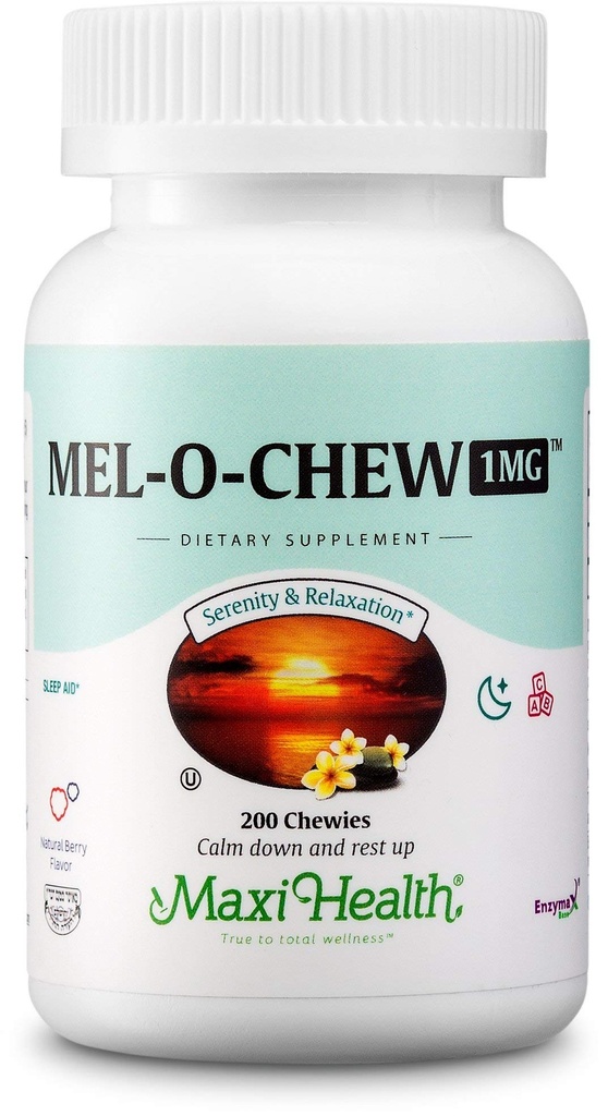 Maxi Health 1mg Melatonin Chewables 