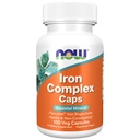 TERAZ Potraviny Doplnky, Železo Complex Caps, Non-Constipation*, Essential Mineral, 100 Veg Kapsule