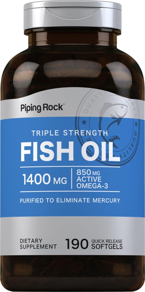Pipping Rock Fish Oil Omega 3 doplnok 
