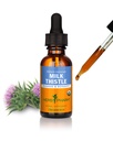 Herb Pharm Milk Thitle Liquid Extract: Organic Silybum marianum Extract Healthy Liver Function Support, Cleanse & Detoxify, Fast-Absorbing Milk Thitle Herbal Supplement, Až do ~3 Week Supply, 1 oz*