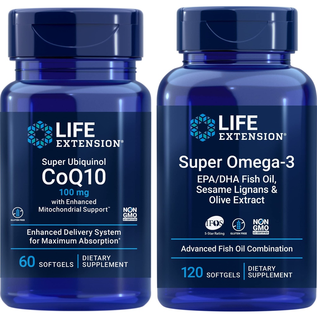Life Extension Super Ubichinol Coq10, 100 Mg, 60 Softgels 