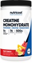 Nutricost Prášok na monohydrát kreatínu (Fruit Punch, 500 Gram)