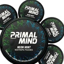Primal Mind Neon Mint - Stimulant-free pokoj Focus Pouches 
