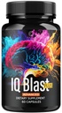 IQ Blast Plus - IQBlast Plus Capsules Support Advanced Formula Reviews, IQBlastPlus Pills Natural Ingredients Memory Support Daily Vitamins for Health and Wellness, 60 Capsules for 1 Month