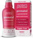 Sľub matky prenatálne a postnatálne multivitamíny pre ženy Bez cukru Tekuté prenatálne vitamíny pre ženy s folátom, Choline & Organic Fruits for Preconception, Tehotenstvo a ošetrovanie