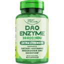 DAO Enzyme (Diamine Oxidáza) - Tráviace enzýmy pre ženy a mužov - 30 000 HDU - Gut Health Supplements - Tráviace zdravotné histamíny - Enzýmy pre Tráviacu - 60 kapsúl