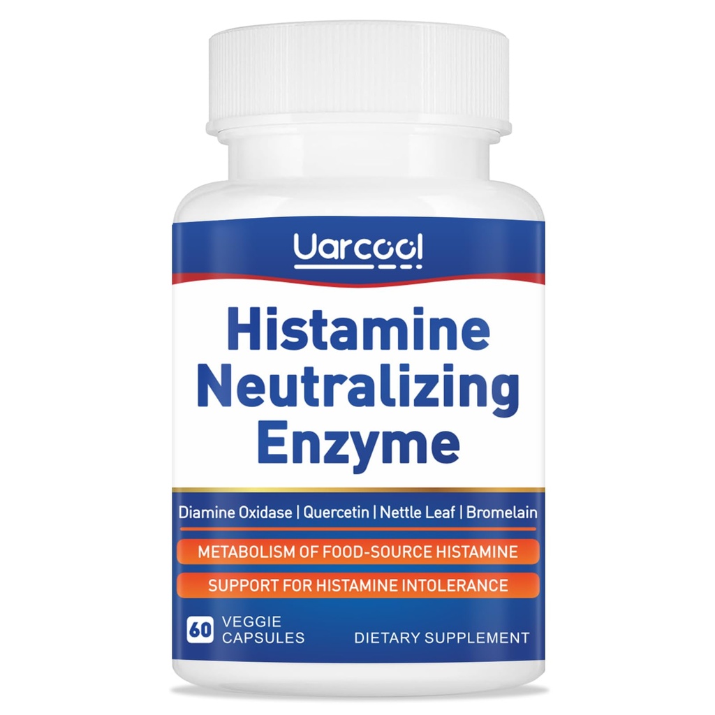 DAO Enzyme Supplement Histamín Diamín Oxidáza Supplement for Hladká trávenie - Made in USA - 60 Softgels
