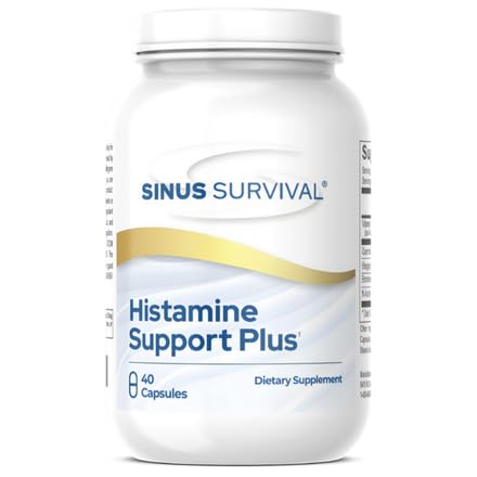 Histamín Podpora Plus Natural Histamín Blocker & Allergy Relief Dodatok podporuje Sinus zdravie, Immune Balance & non-Drowsy Histamín nariadenie - 40 Počet