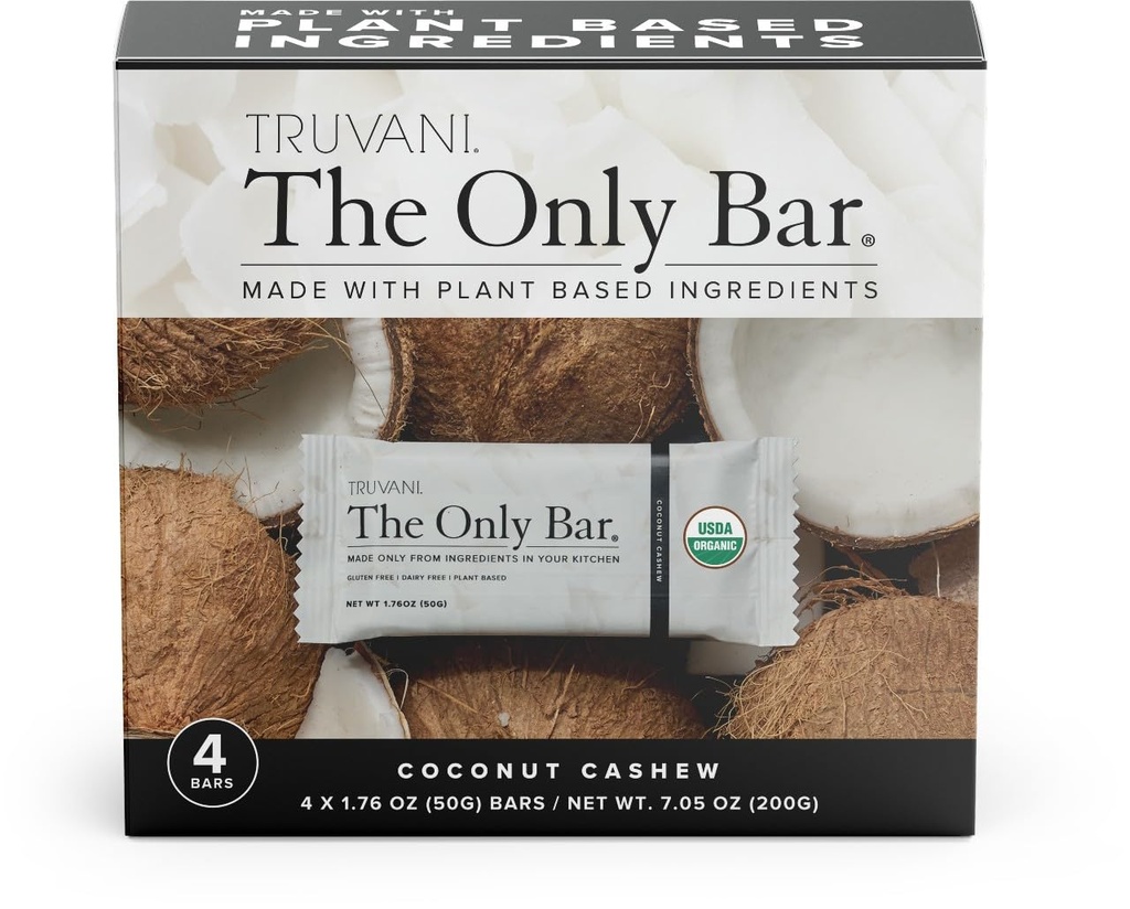 Truvani Plant Based Snack Bars 