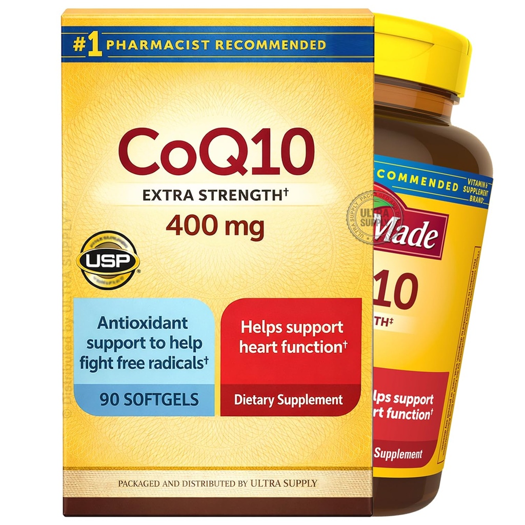 Nature Mades CoQ10 400 mg, (90 gróf. - Value Pack) Softgels 