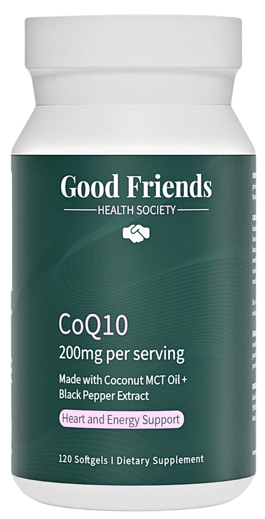 Ubichinol CoQ10 200mg - vysoká absorpcia s extraktom z čierneho korenia a kokosovým MCT olejom - 120 softgelov, Lab-testované, žiadne oleje zo semien, non-GMO - Podpora srdca a energie