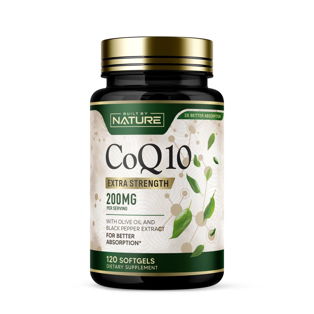 Postavený prírodou CoQ10 200 mg 