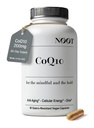 NOOT CoQ10 200mg - Vysoká absorpcia-Coenzým-Q10, Antioxidant pre srdce a kognitívne zdravie a imunitnú podporu, Výroba energie, Ubichinón, Vegan, Coq 10 Supplement, Nootropný, 60 kapsúl