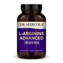 Dr. Mercola L-Arginine Advanced, 30 Servírovacích (90 kapsúl), 1 000 mg per serving, Dietary Supplement, Supports Energy Production, Non-GMO