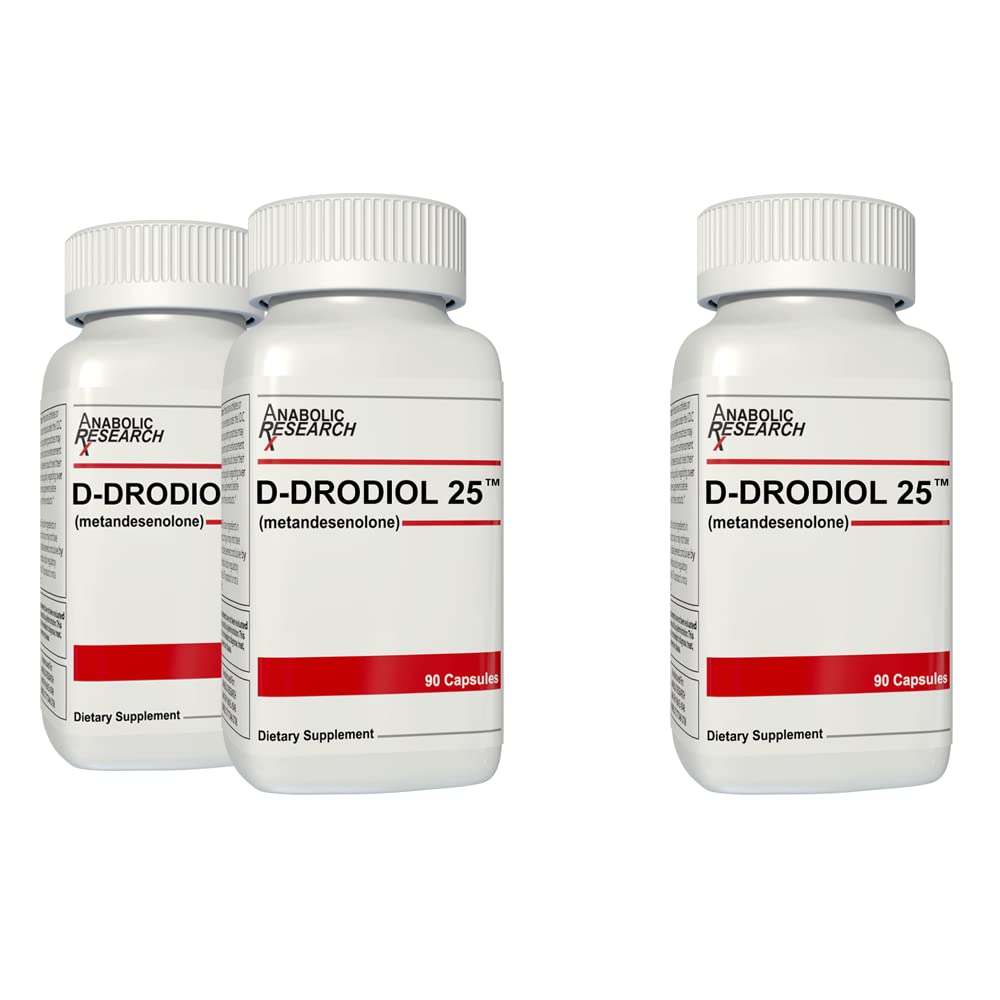 D-drodiol 25 - Hmotnosť, sila, & Power - 3 mesiace dodávky