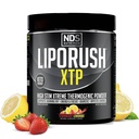 LIPORUSH NDS Nutrition XTP Termogénny spaľovač tukov s L-karnitín - Energetika, zameranie, a apetít riadenie - Extrémne termogénne spaľovanie tuku prášok Chudnutie - jahodová citróna (45 Servings)