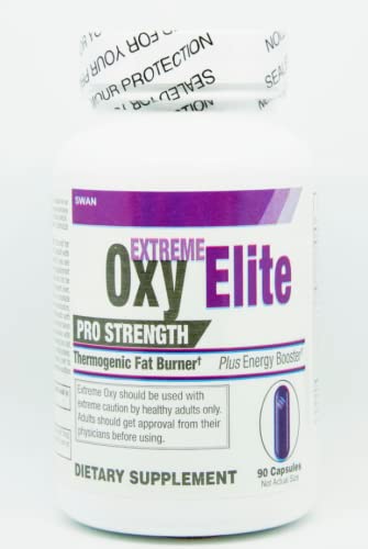 Swan Extreme OxyElite Pro sila Thermogenické spaľovače tukov, 90 grófov (Stock of 1)