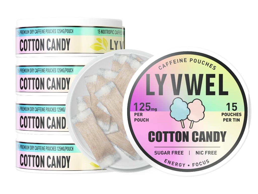 LyvWel 125mg Kofeín Energie Dotyky 