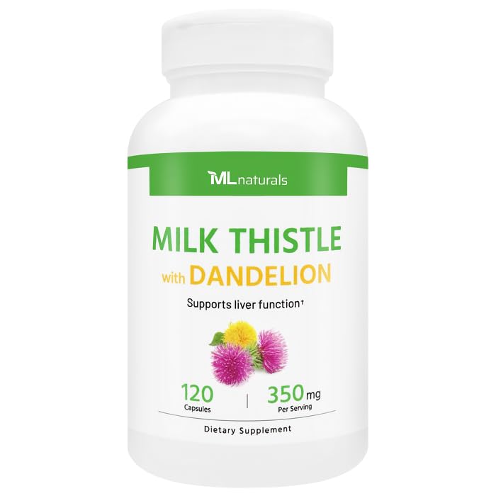 ML Naturals Milk Thistle & Dandelion Extract 