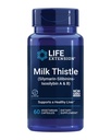 Life Extension Milk Thistle, Silymarin, silibinins, izosilybin A & B, Dodáva plno- Spectrum Milk Thistle Výhody pre zdravie pečene, non- GMO, Gluten-free, Vegetarián, 60 Kapsule