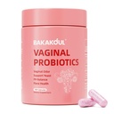 BAKAKOUL Vaginálne probiotiká s prebiotikami & Lactobacillus Probiotic Blend pH Balance for Women,Vaginal Health Supplement,Reduce Vaginal Odor & Vaginal Flora,100 count (Pack of 1)