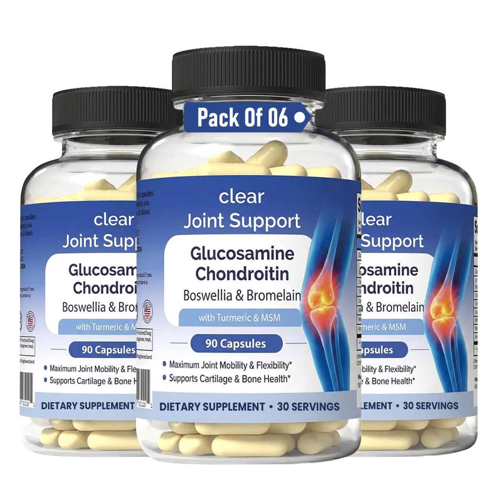 Glukozamín Chondroitín MSM s Turmerica & Boswellia 540 Kapsule 