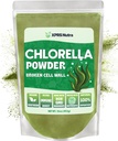 XPRS Nutra Organic Chlorella Powder - Broken cell Chlorofyl Powder - Chlorella Organic Powder for Imunity - Vegan Friendly Chlorella Powder Organic for Complete Protein (16 Ounce)